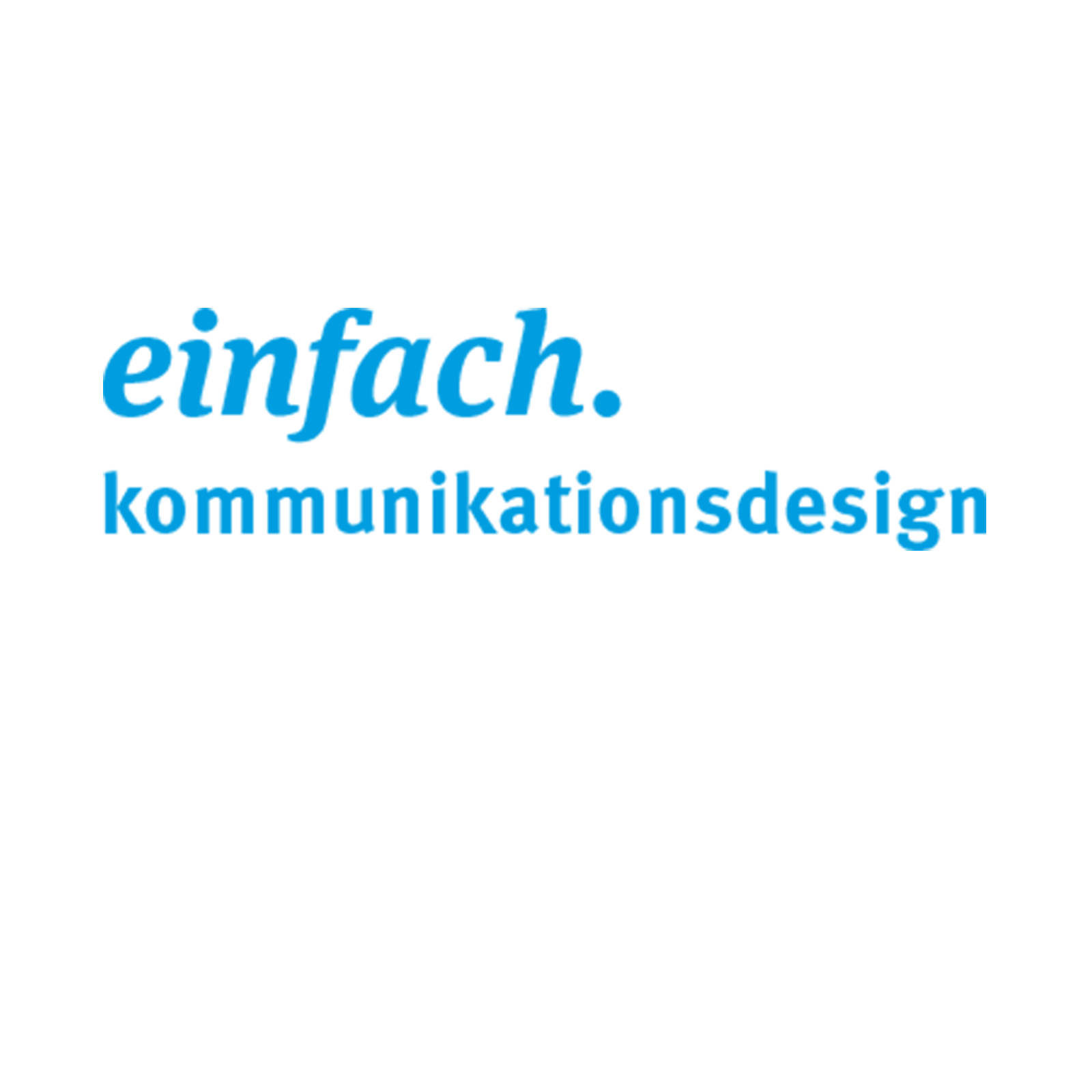 Logo einfach. Kommunikationsdesign